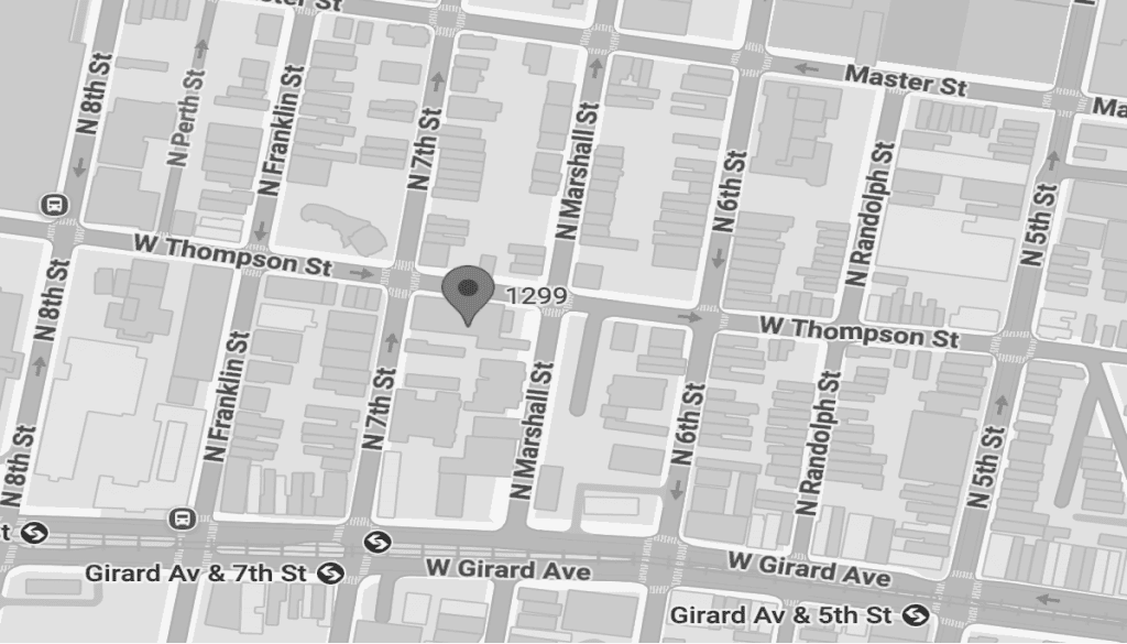 Map of the neighborhood around THE BAT KAVE in Philadelphia